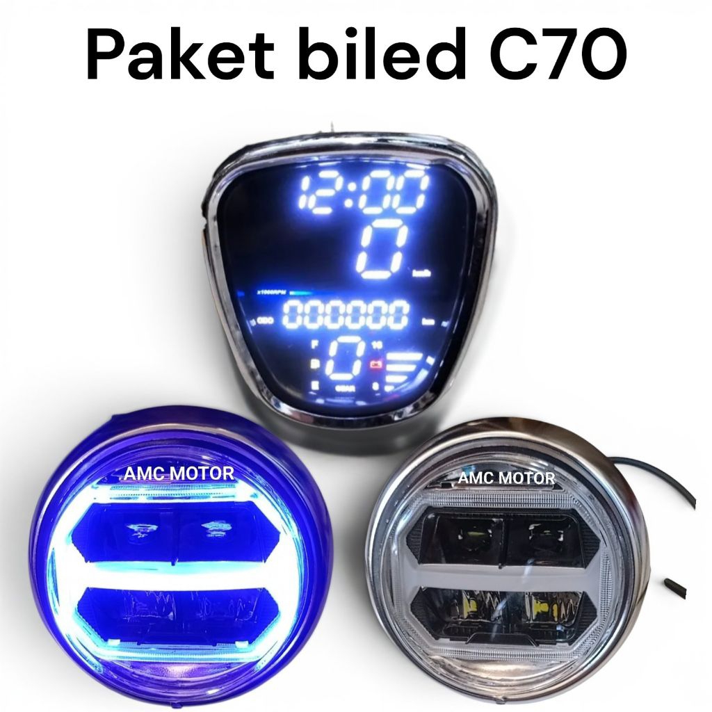 biled C70 Pro set speedometer C70 digital