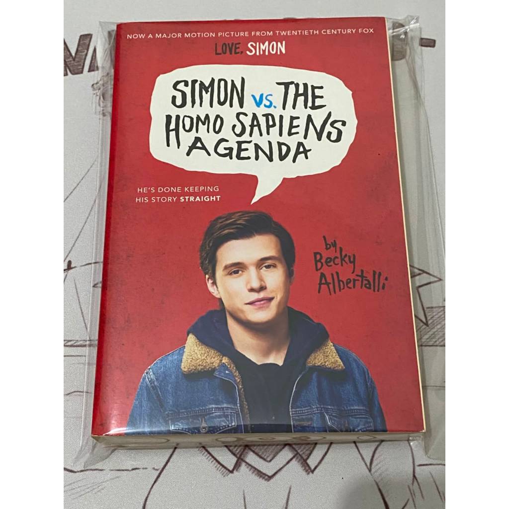 PRELOVED Simon vs The Homo Sapiens Agenda - Becky Albertalli PB US ORIGINAL English Kolpri NOVEL IMP