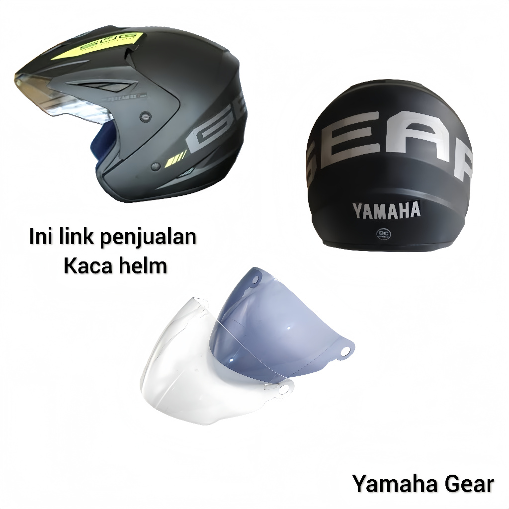 Kaca helm Yamaha Gear Visor helm Yamaha Gear