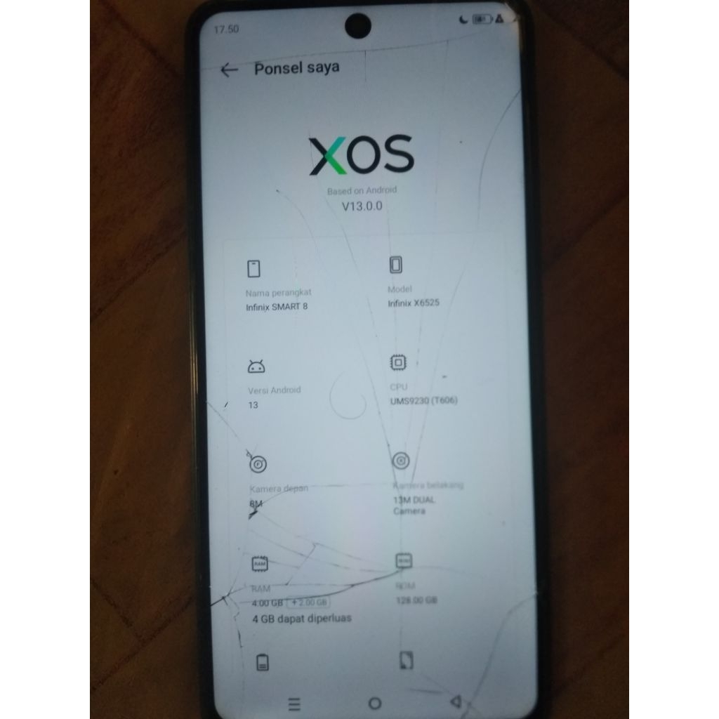 Mesin infinix Smart 8