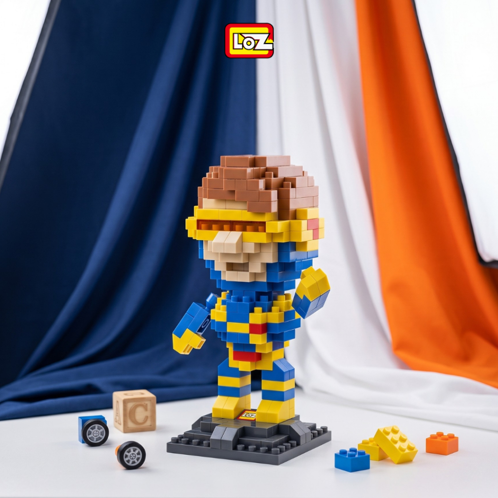 Mainan Brick Anak / Balok Susun Model Karakter LOZ 9458 Large Cyclops