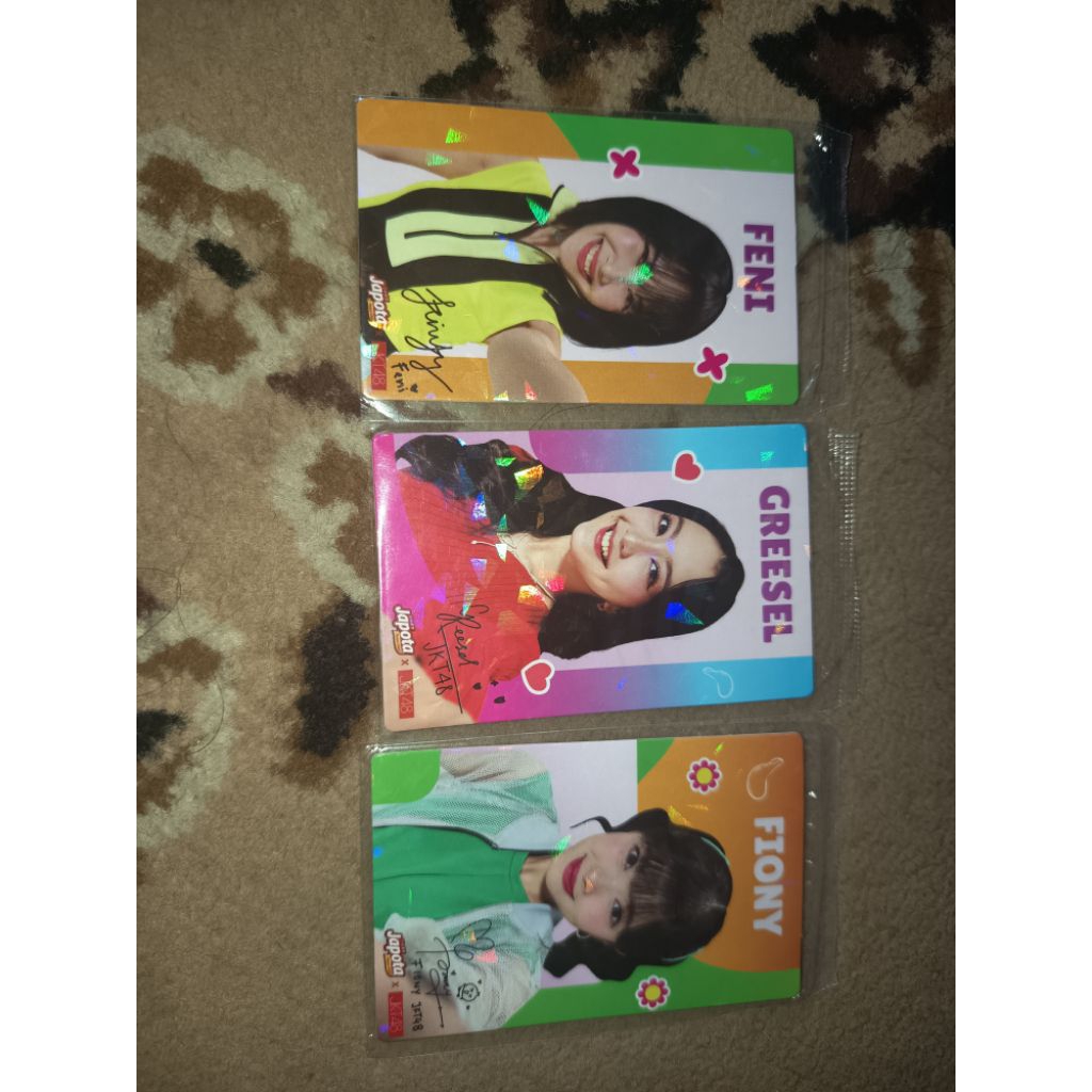 photocard japota x JKT48 hologram terbaru v3