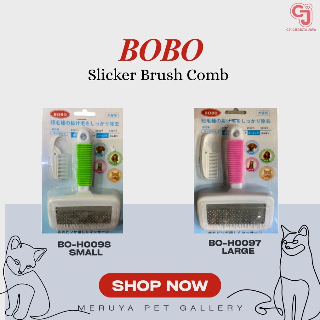 SLICKER BRUSH Merk Bobo