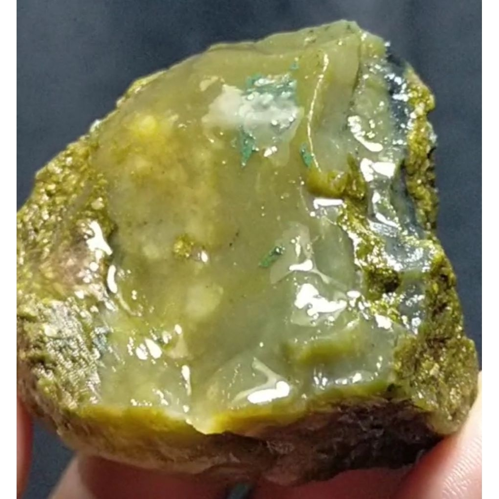 Batu BACAN KEMBANG GURANGO COKLAT - Kristal Natural Jumbo Murah Bodyglass