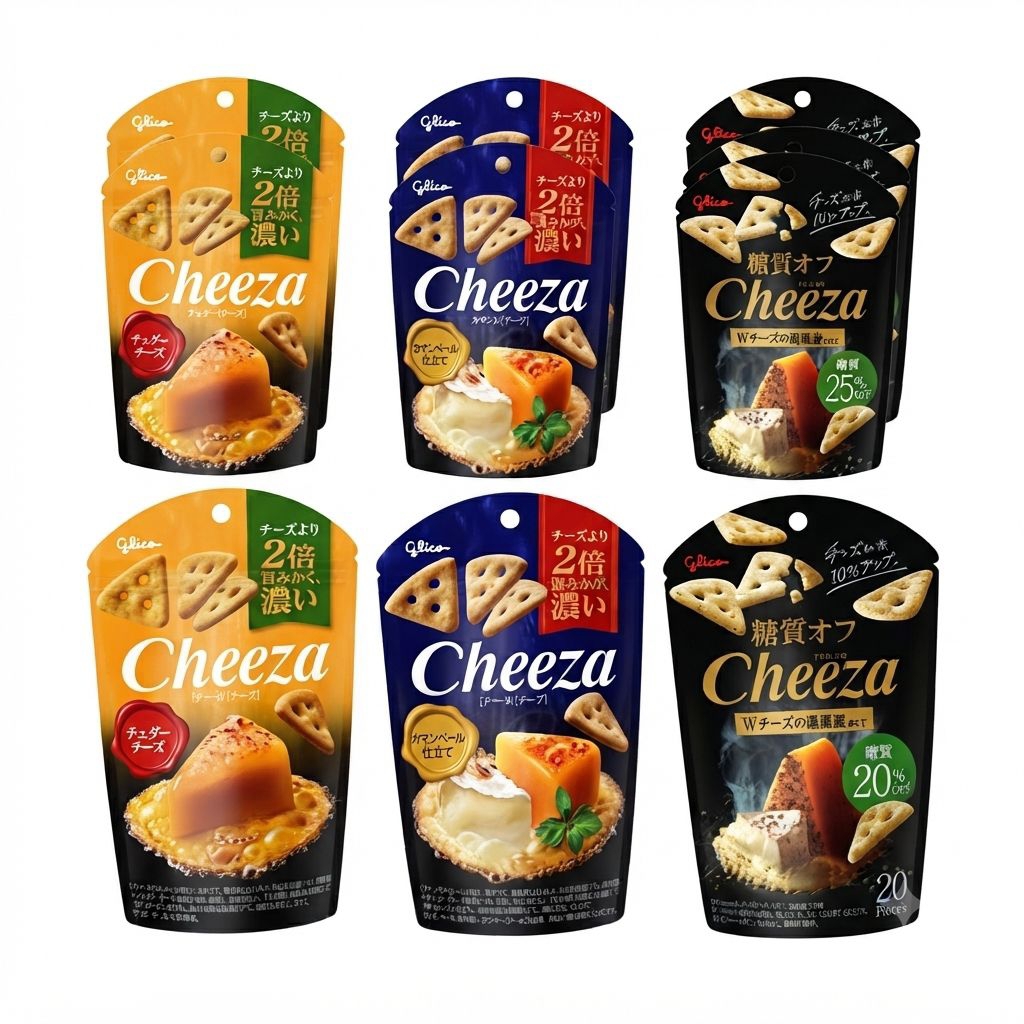 Glico Cheeza Crackers Original From Japan
