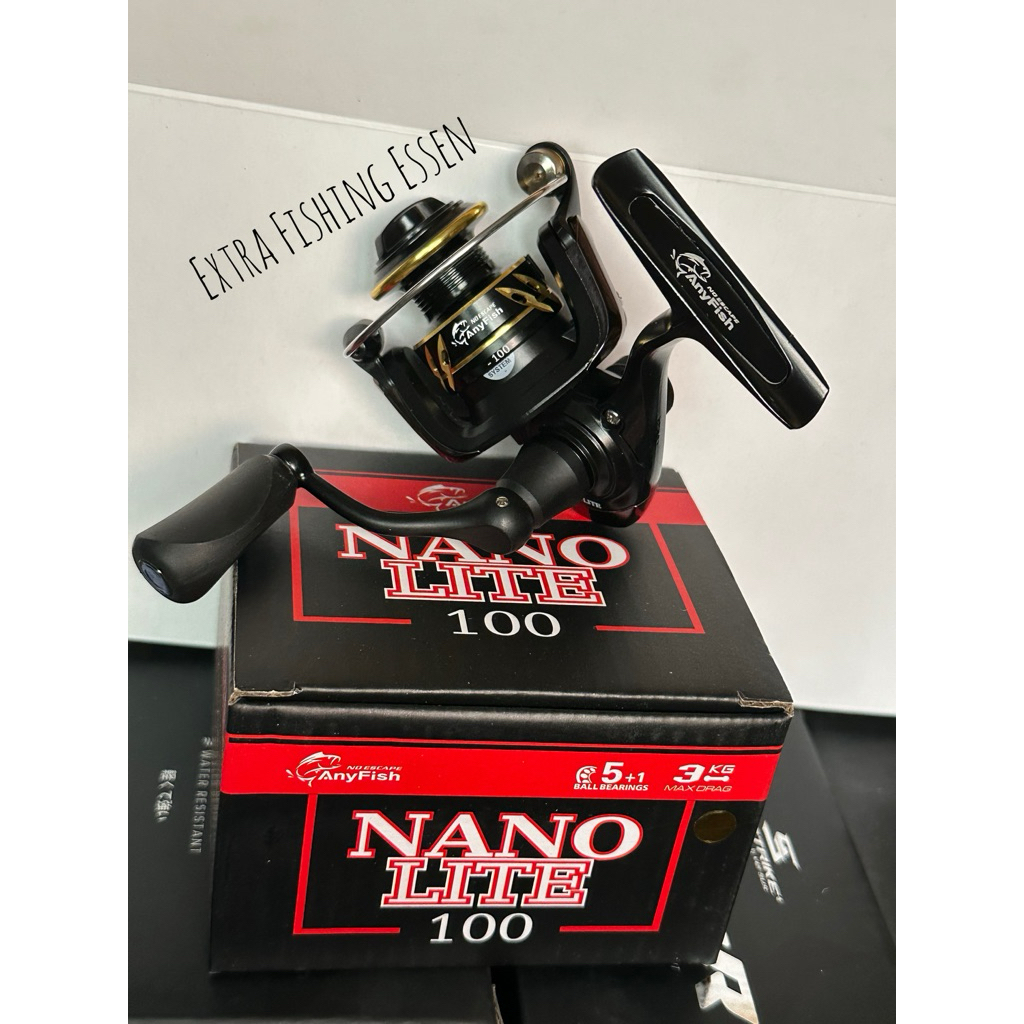Reel Anyfish Nano Lite 100 200 300 SUPER MINI || reel pancing udang