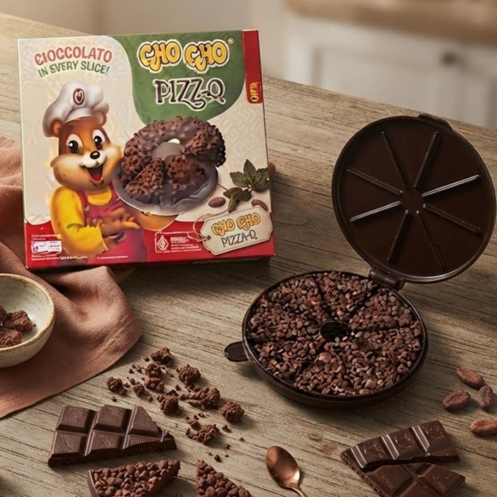 CHO CHO PIZZA CHOCOLATE 45GR / SNACK CHO CHO PIZZA 45GR / BISKUIT COKELAT CHO CHO