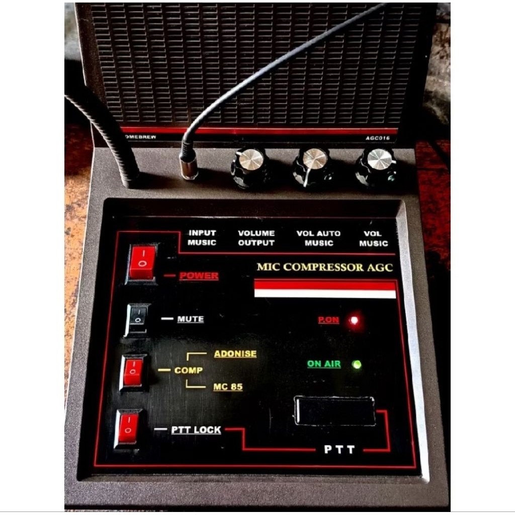 Mic Meja untuk Radio komunikasi RiG (Audio AGC)