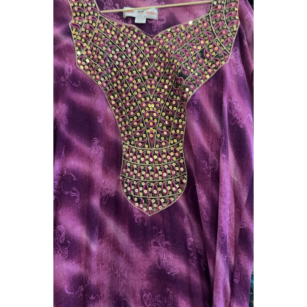 Preloved Jalabiya Mesir Ungu Purple Mukhawar