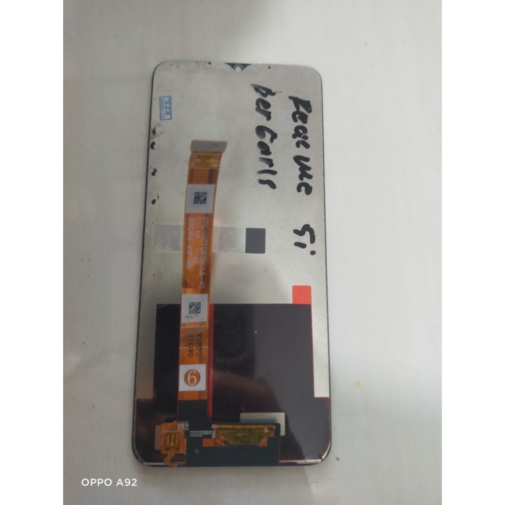 Lcd Tc Hp Realme 5i C3 Oppo A5 2020 Minus Lcd Garis Sedaw Sentuh Normal Tested Oke.