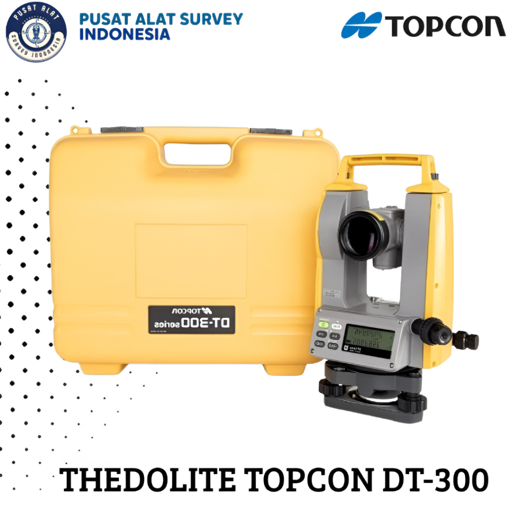 Digital Theodolit Topcon Dt-300//Bekas alat ukur Digital Theodolit Topcon Dt-300/