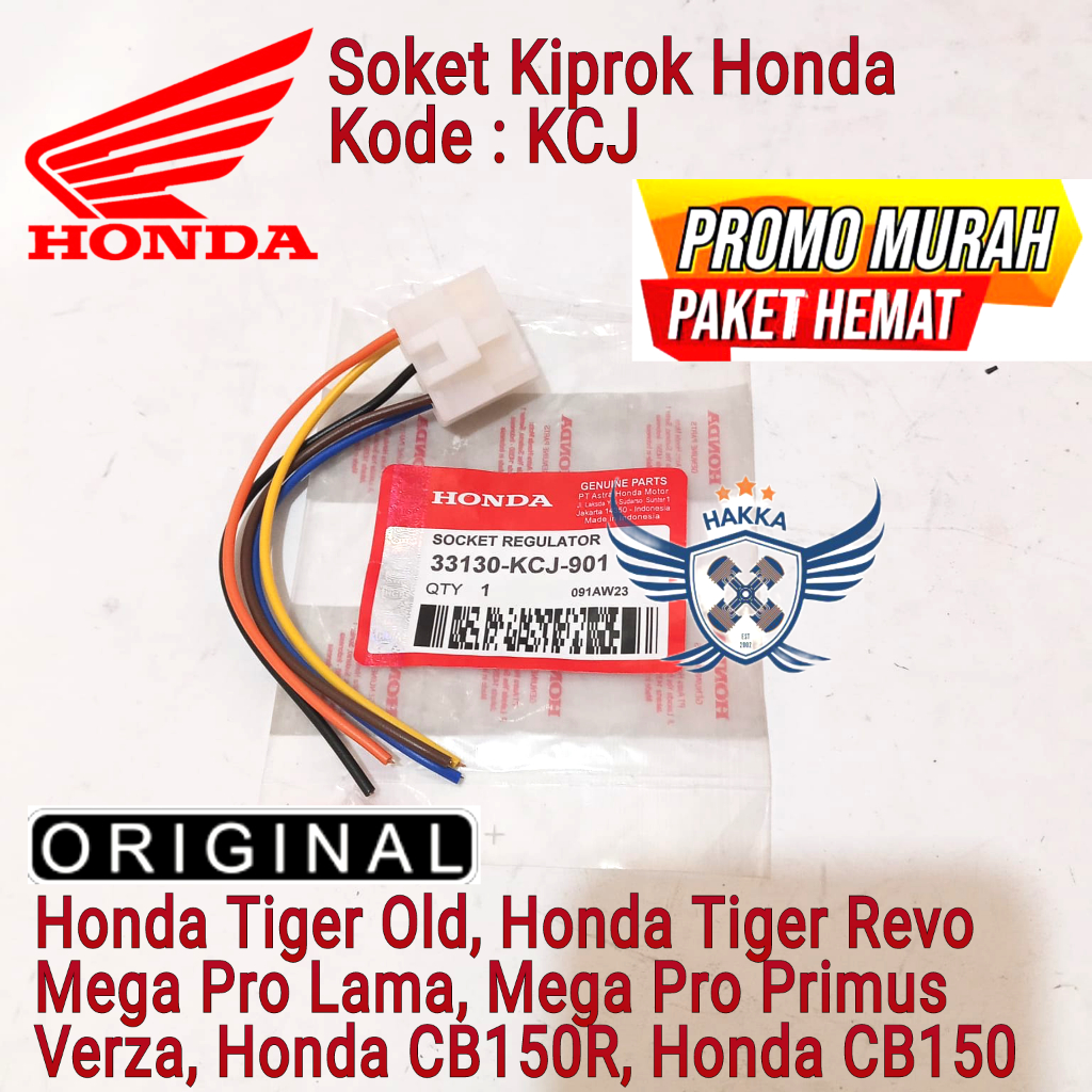 Soket Kiprok Honda Original Kode KCJ Untuk Tiger, Mega Pro, CB150, Verza