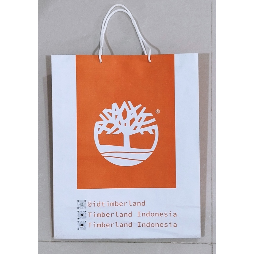 Tas Karton Paper Bag Paperbag Timberland Original