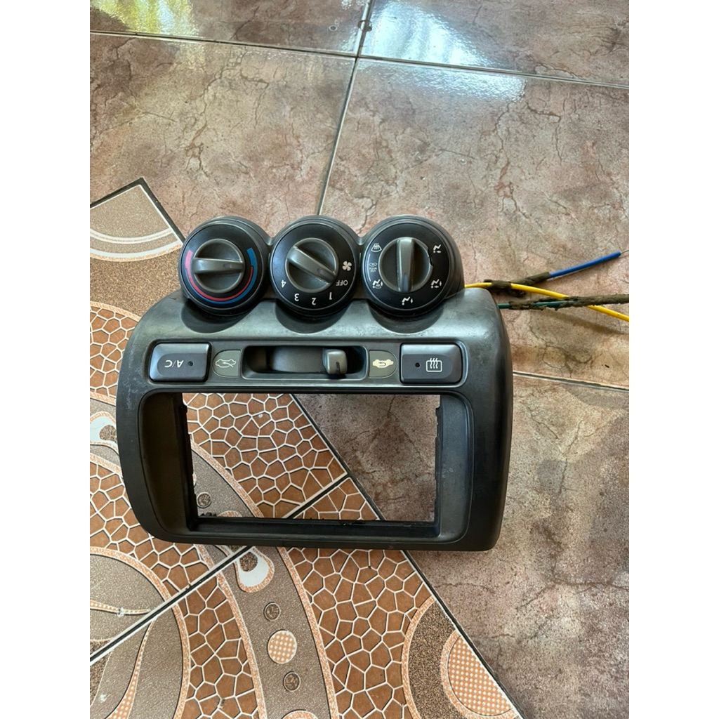 cover head unit set climate ac original lepasan jazz gd3