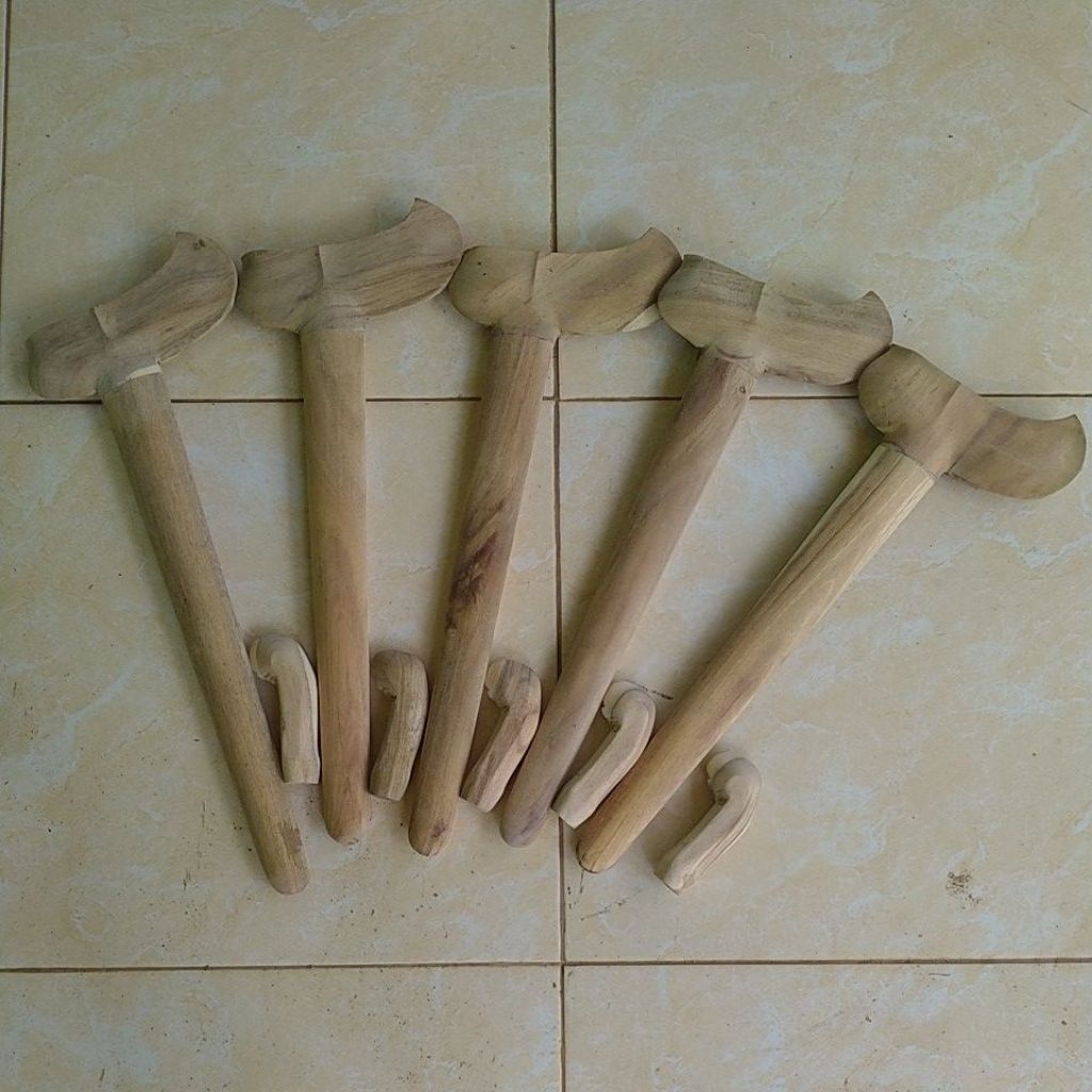 Warangka Gayaman Solo Murah Kayu Jati/akasiah mentah 40cm