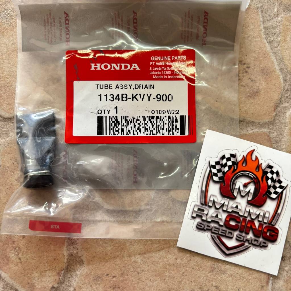 Selang Pembuangan CVT Tube Drain Assy Beat Karbu Original AHM 1134B-KVY-900