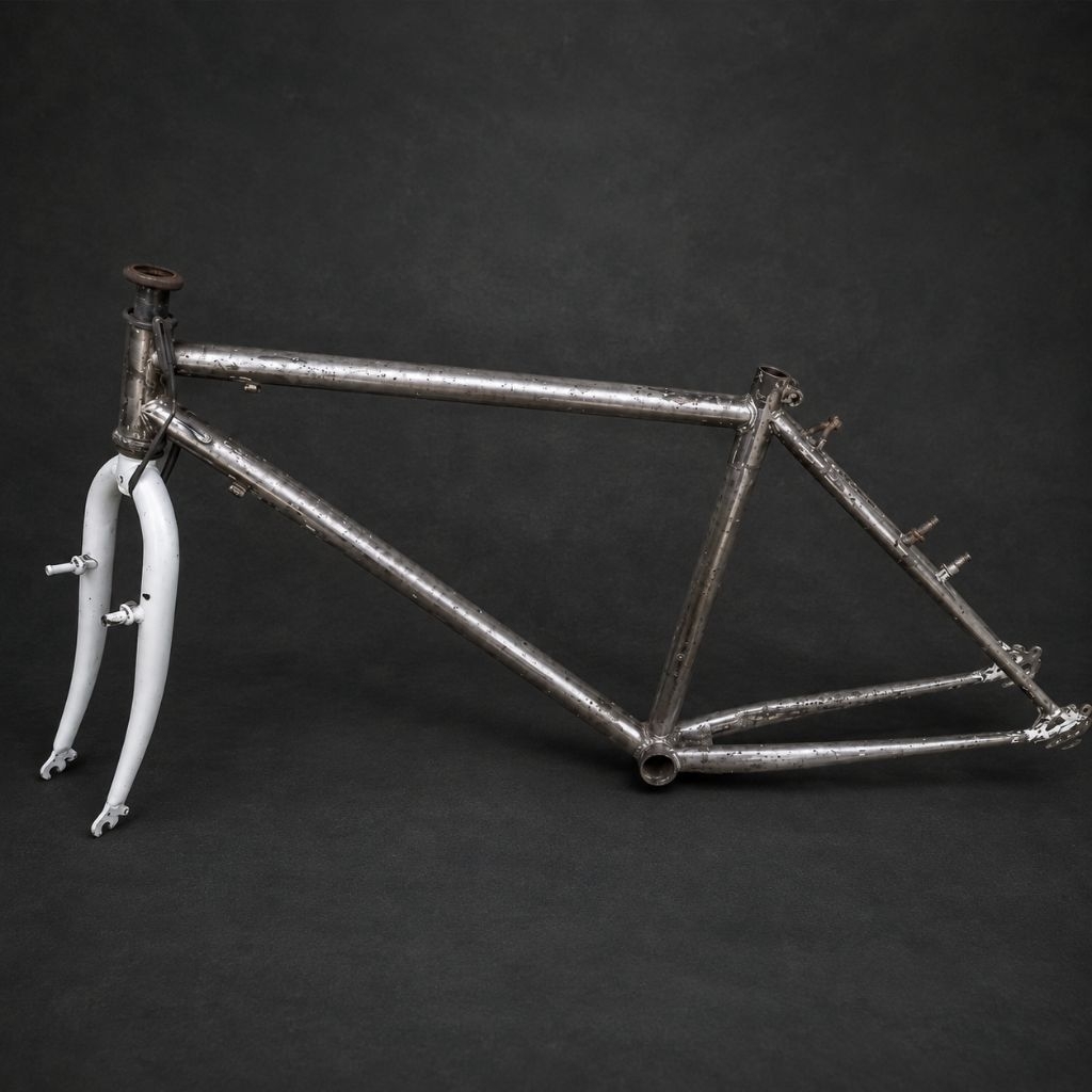 FRAME SEPEDA KALCER STAINLESSTELL,FRAME SEPEDA JADUL