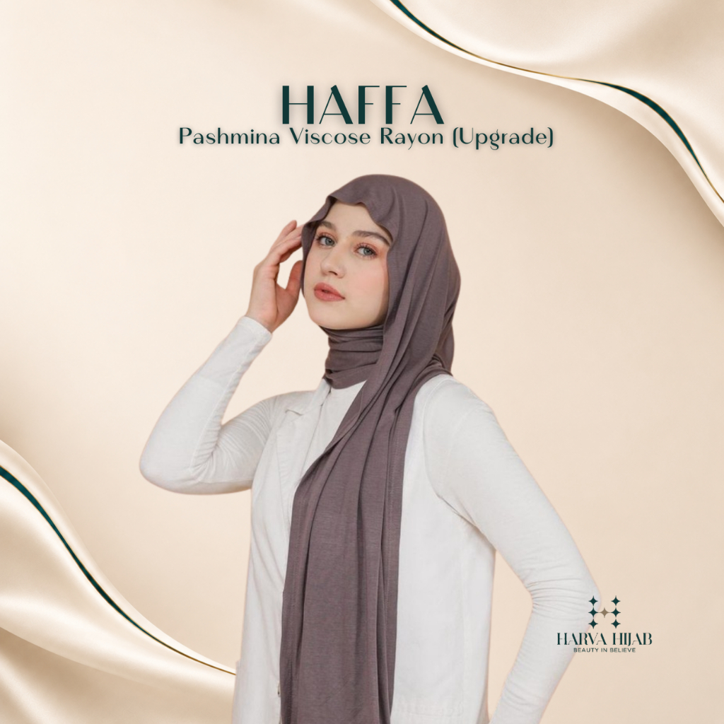 HAFFA Pashmina Viscose Rayon (Upgrade lebih tipis) - Harva Hijab