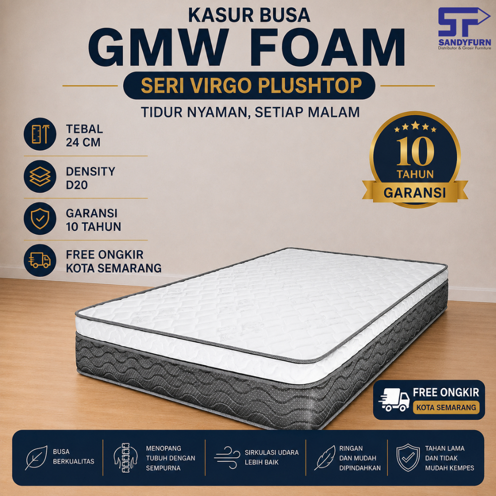 Promo Kasur Busa GMW FOAM - Kasur Busa - Virgo Plushtop