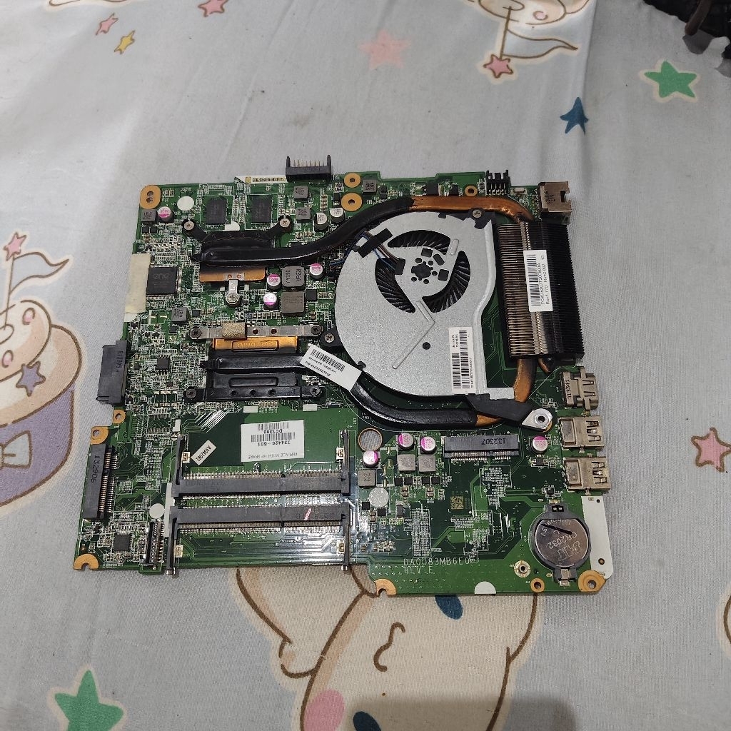 Motherboard Mainboard Mobo Normal Second Laptop Hp Pavillion Core i5 Gen 4