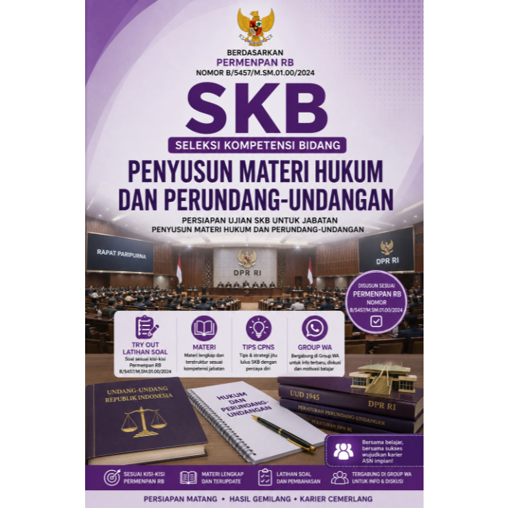 BUKU CPNS SKB PENYUSUN MATERI HUKUM DAN PERUNDANG-UNDANGAN