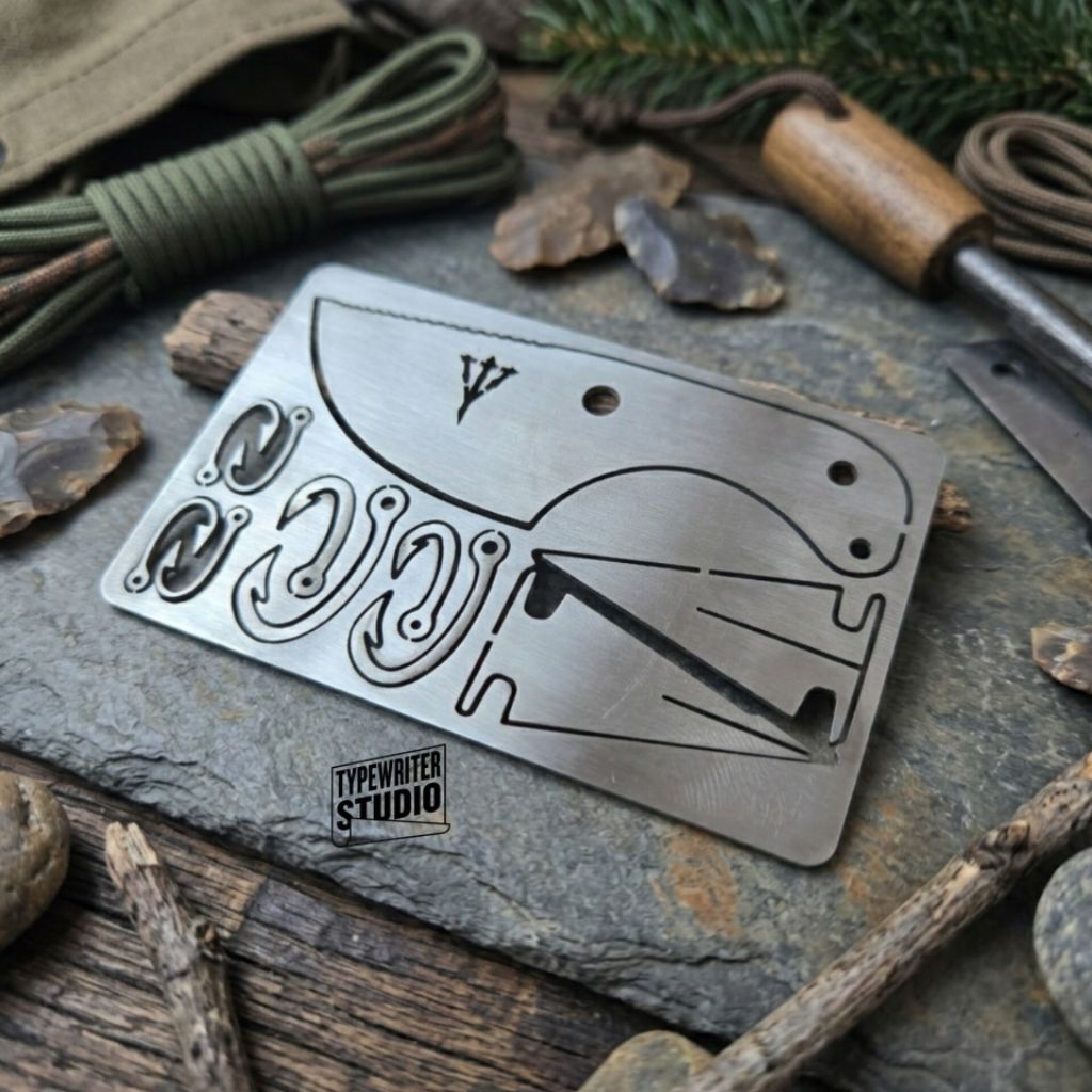 Bushcraft Card SS10 - Alat Survival - Alat outdoor Multifungsi