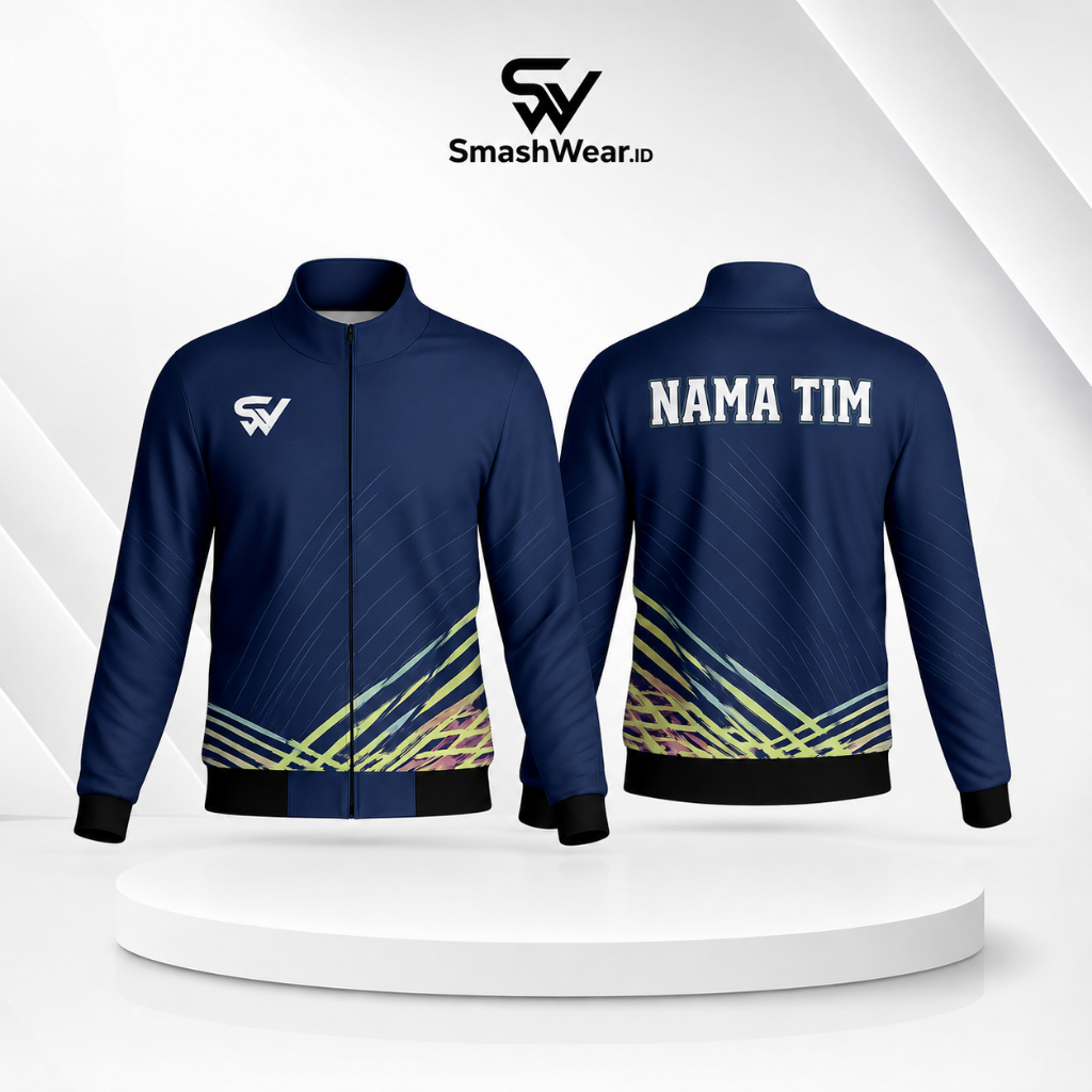 SmasWear.ID - Jaket FullPrinting / Jaket Bulutangkis / Jaket Tenis Meja
