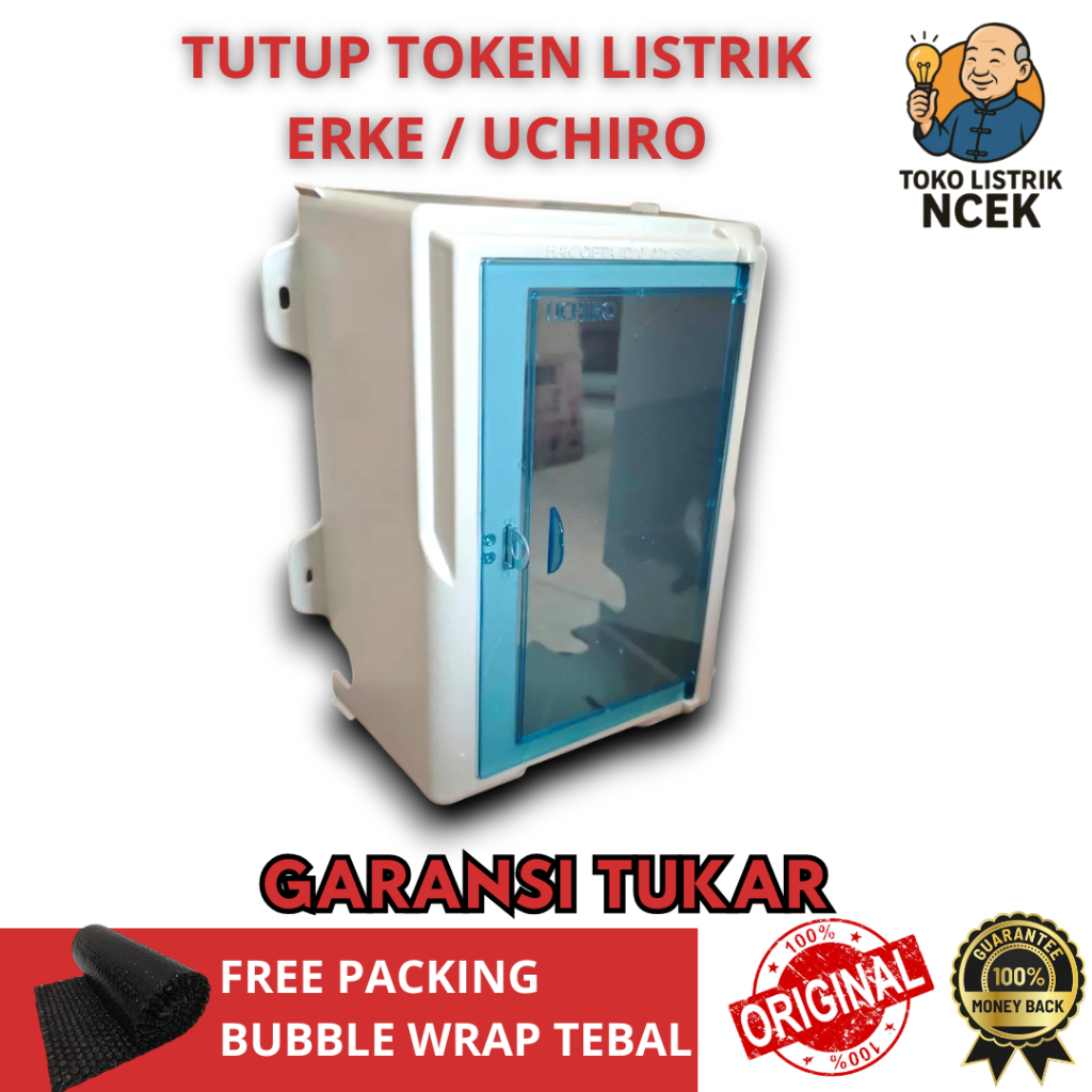 Tutup Meteran KWH Token Tutup Meteran Listrik / Tutup Token Listrik ERKE/UCHIRO