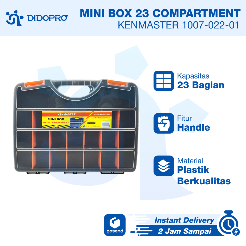 Rak Komponen Mini / 23 Compartments Mini Box / Mini Box Kenmaster