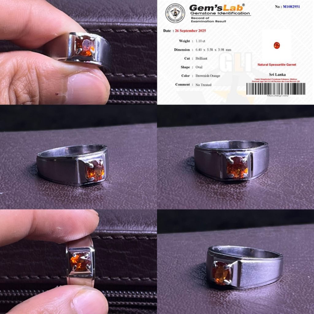 Natural Spessartite Garnet ( mandarin gandet )