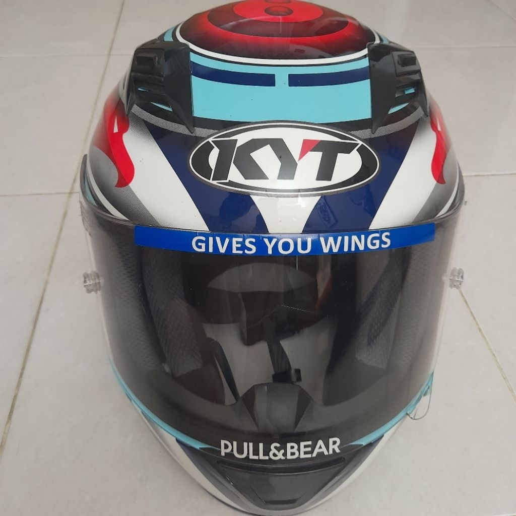 KYT R-10 Helmet Aqua Blue