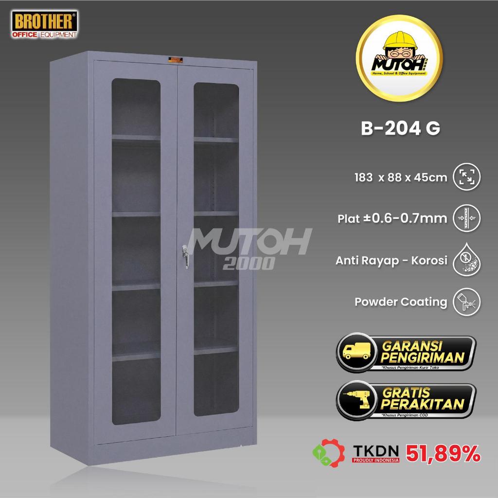 LEMARI ARSIP BESI 2 PINTU BROTHER B-204G TKDN