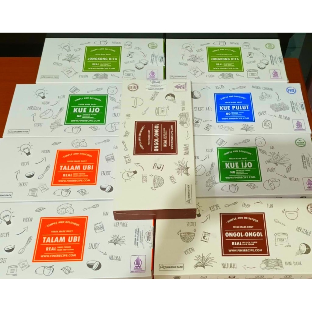 FINS RECIPE KUE IJO FINS RECIPE KUE PEPE FINS RECIPE OLEH-OLEH JAKARTA