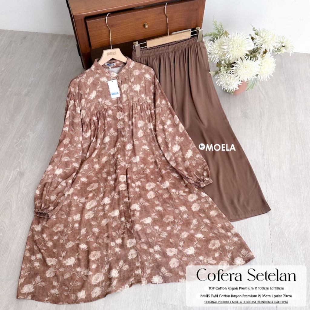 COFERA SET WANITA MURAH COTTON RAYON PREMIUM NYAMAN BY MOELA