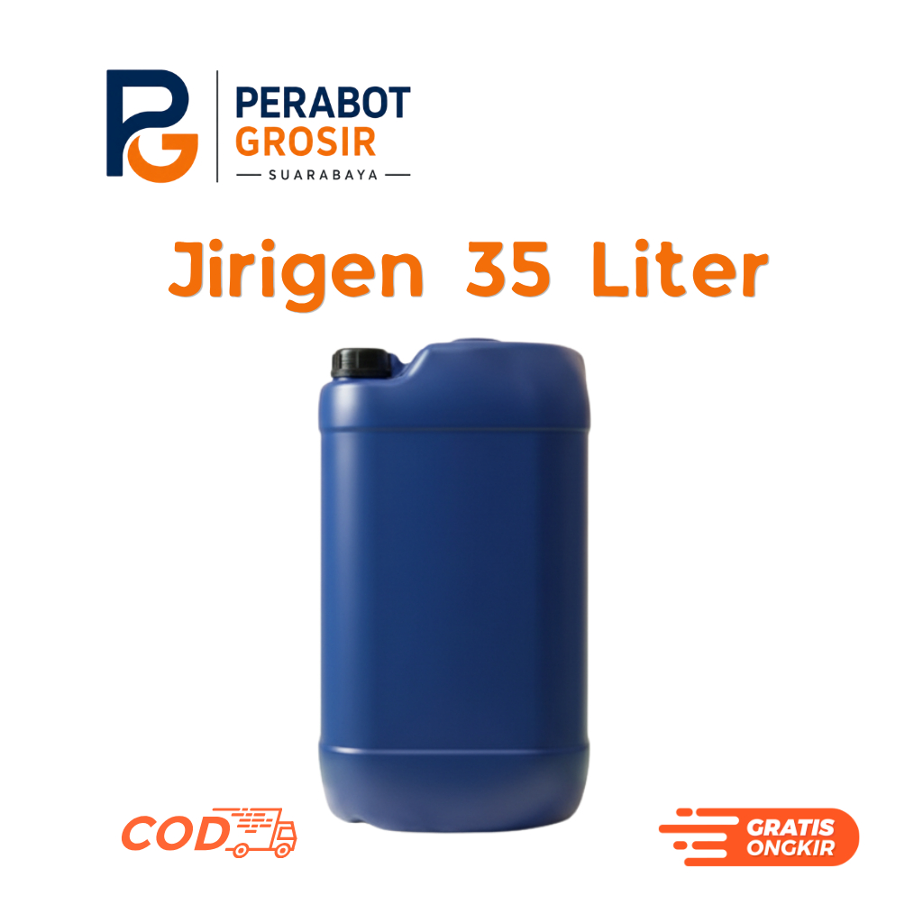 Jirigen Plastik Ukuran 35 Liter HDPE Baru dan Segel [1 Bal Isi 4 Pcs]