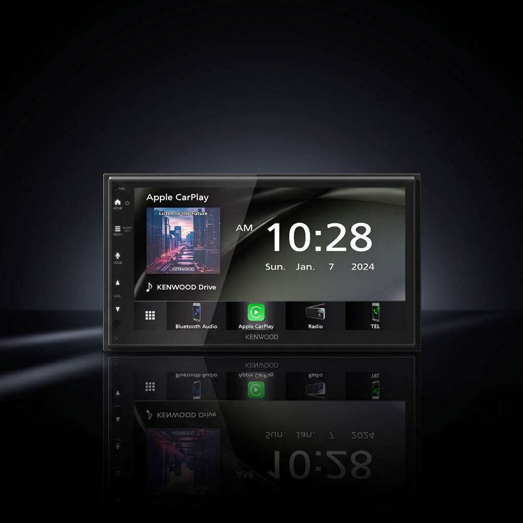 Head Unit Kenwood DMX6523S 6.8 Inch Double Din Wireless Apple CarPlay Android Auto