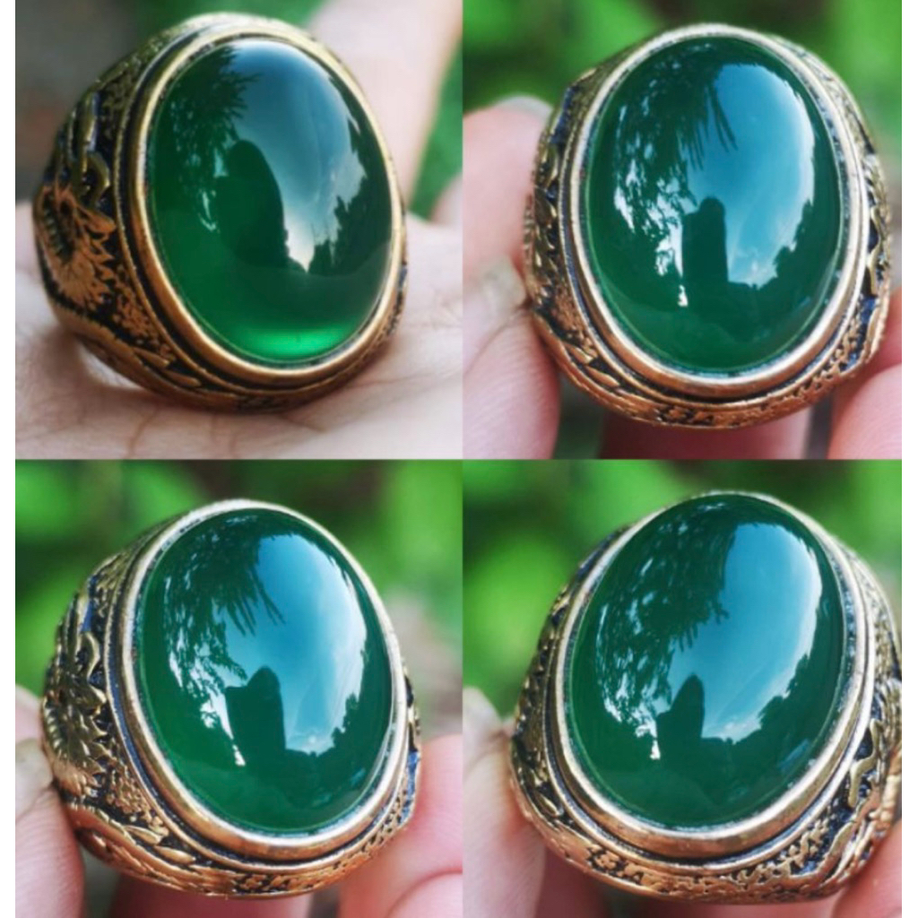 batu akik ijo garut natural alam
