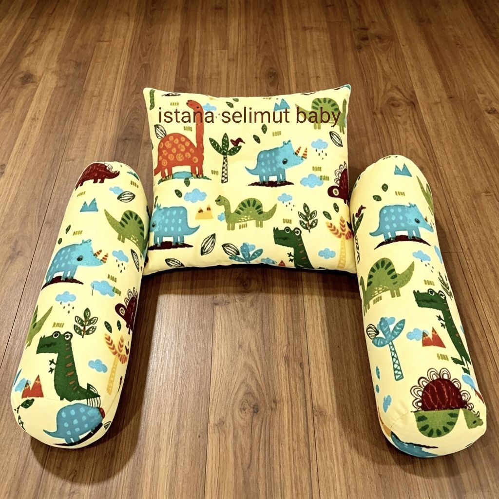 BANTAL GULING BAYI ANTI PEYANG MOTIF DINOSO TERBARU