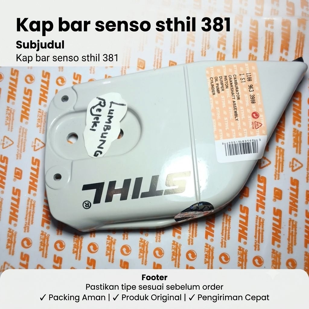kap bar Senso ms 381 sthil