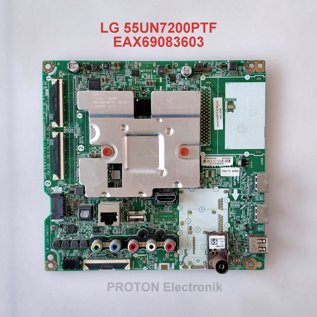 Mainboard LED TV LG 55UN7200 55UN7200PTF 55UN7200PTF.ATIWLJD Smart Android Mesin Matherboard LCD LJ2