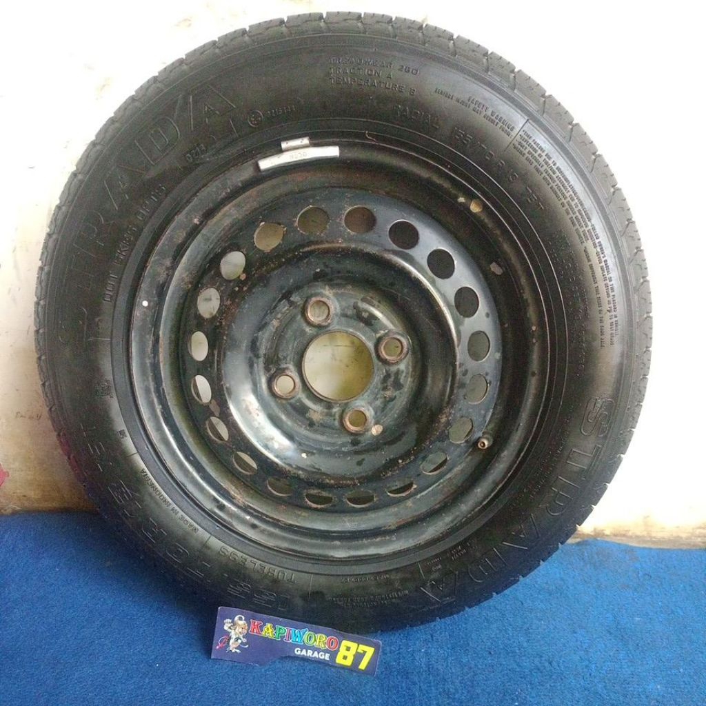 ban serep STRADA R13 PCD 100 ukuran ban 155/70-13 TUBELESS bisa digunakan sedan honda B
