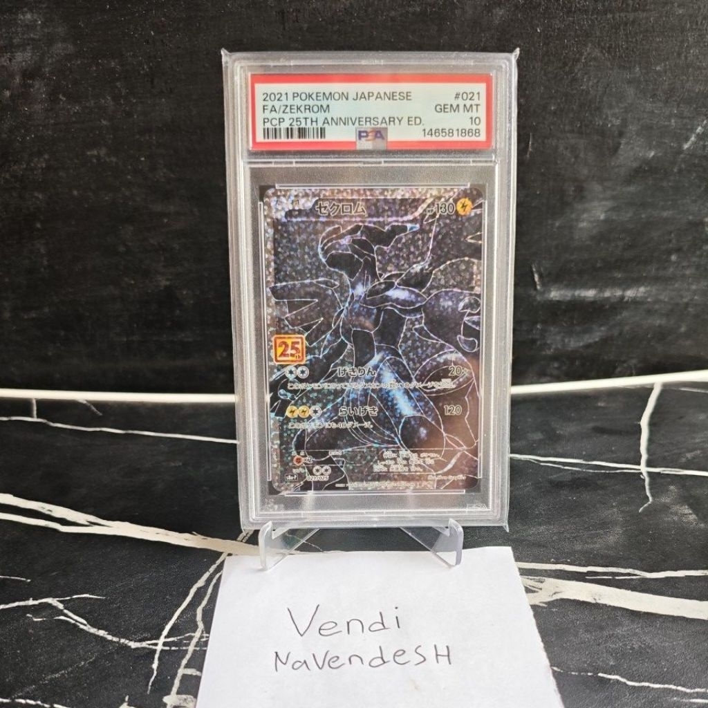 Zekrom 25th / slab zekrom psa 10 jpn