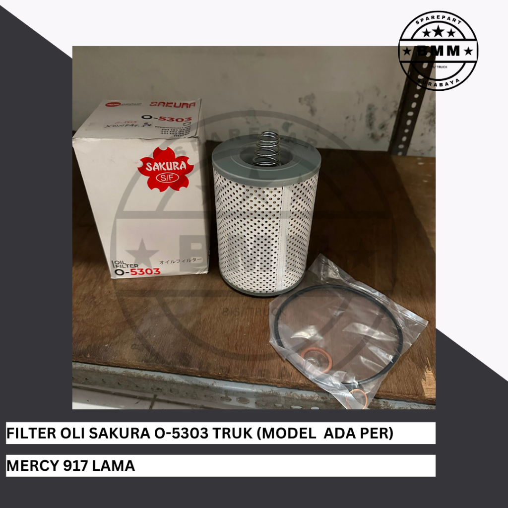 Filter Oli Sakura O-5303 Truk Mercy 917 Lama (Model  ada per)