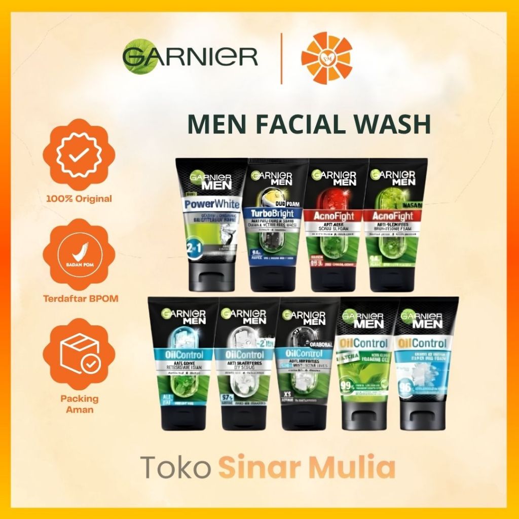 Garnier Men Facial Foam / Garnier Men Facial Wash