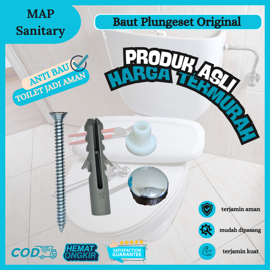 baut plunge set original anti karat serba guna bisa untuk wastafel hanger dll model TA2SV2 // Pengun