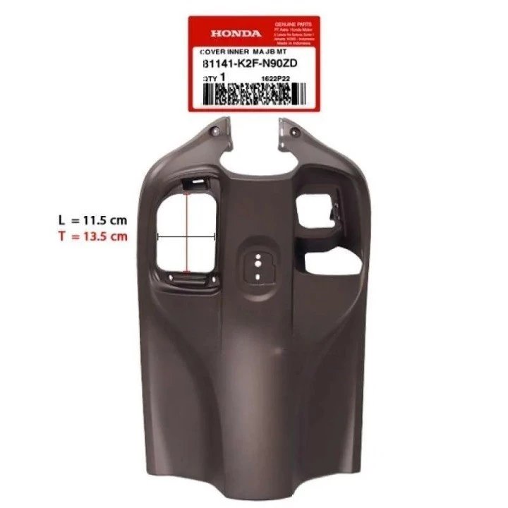 Cover Inner Lower / Sebeng Tengah / Cover Kontak Scoopy K2F N90 Keyless (COKLAT) [81141-K2F-N90ZD]