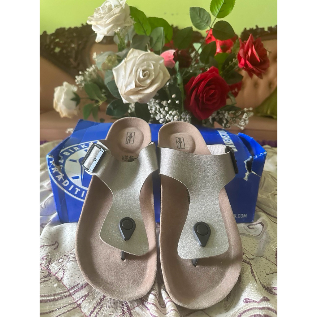 sendal birken gizeh silver