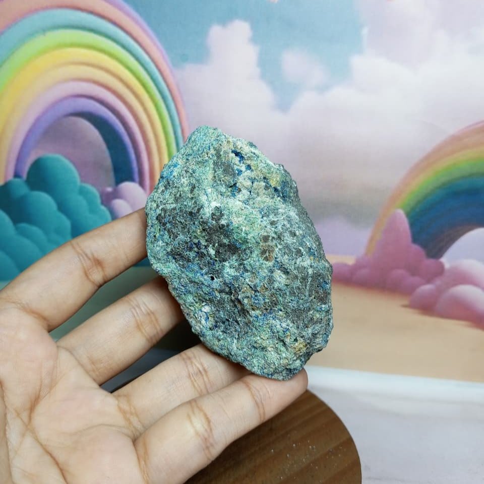 Batu Natural Azurite Rough / Rough (1) Asli Batu Alam