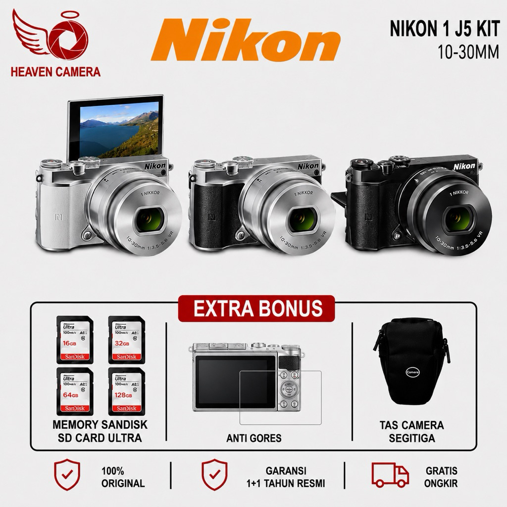 NIKON 1 J5 KIT 10-30MM / NIKON J5 KIT 10-30MM / NIKON J5 KIT 10-30MM MIRRORLESS
