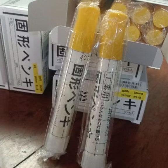 MDN | SAKURA STEEL SOLID MARKER YELLOW - SPIDOL PADAT PENANDA BESI SOLID MARKER KUNING